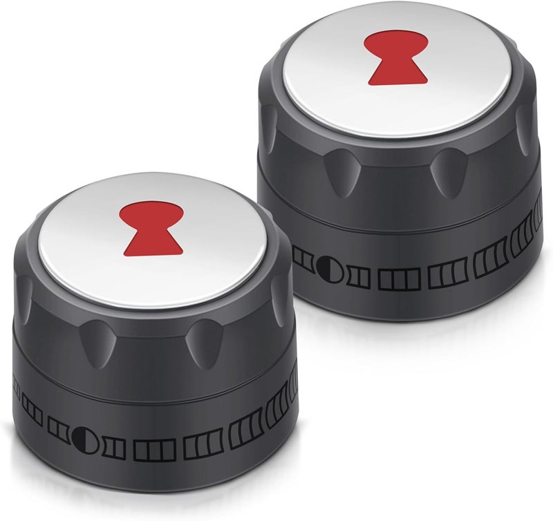 FBULWSEC 91538 Lighted Control Knobs 2 Pack, Backlit Replacement for Weber Summit 400/600 (2012+), E-470/670, S-460/470/660/670 – Glow in Dark Gas Grill Knobs, Easy Install & Durable - Image 1